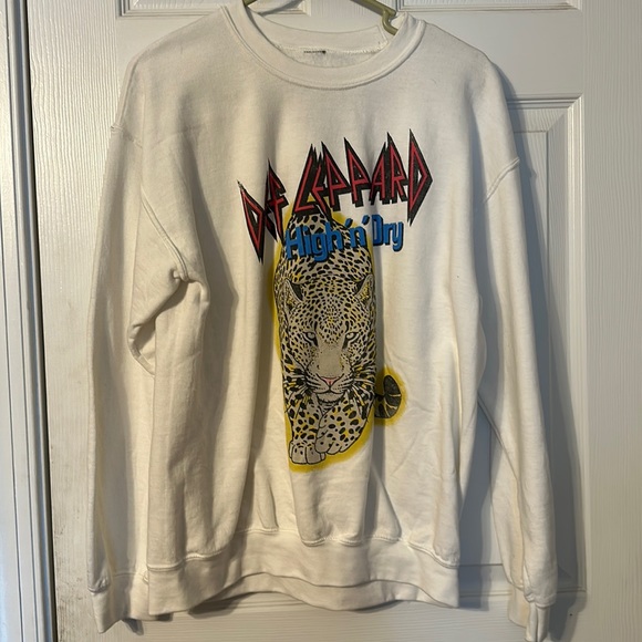 Oversized Def Leppard Sweatshirt - Picture 1 of 3